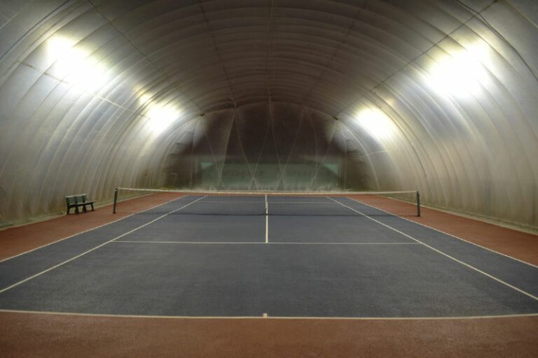 Covered Courts in Winter